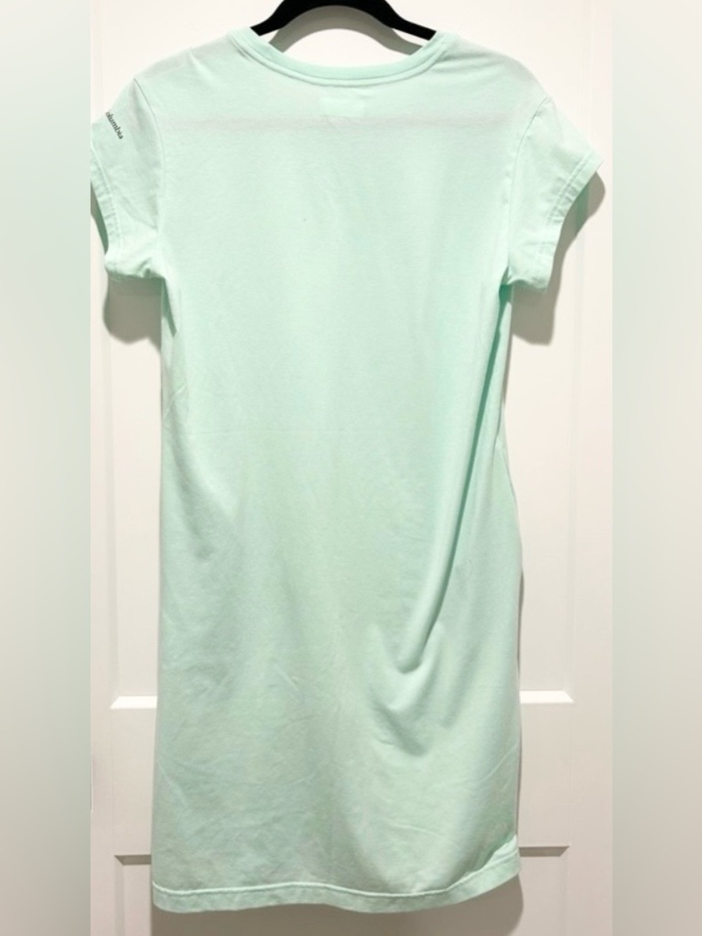 Columbia Mint Green T-Shirt Dress Athletic Casual Summer Small - Picture 8 of 9